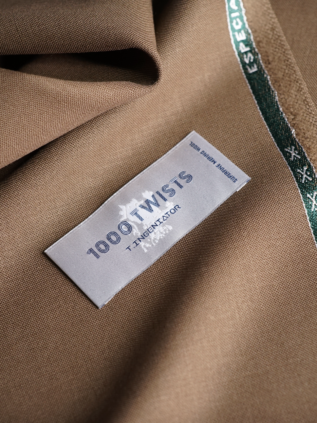 Tobacco High-Twist Suit