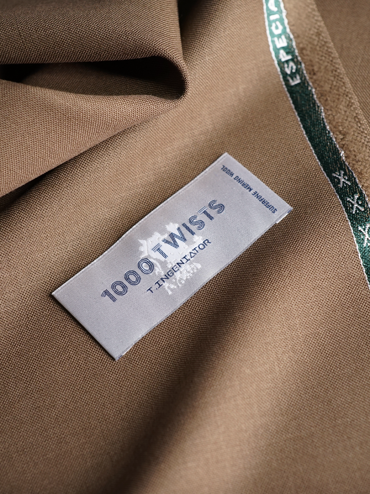 Tobacco High-Twist Suit
