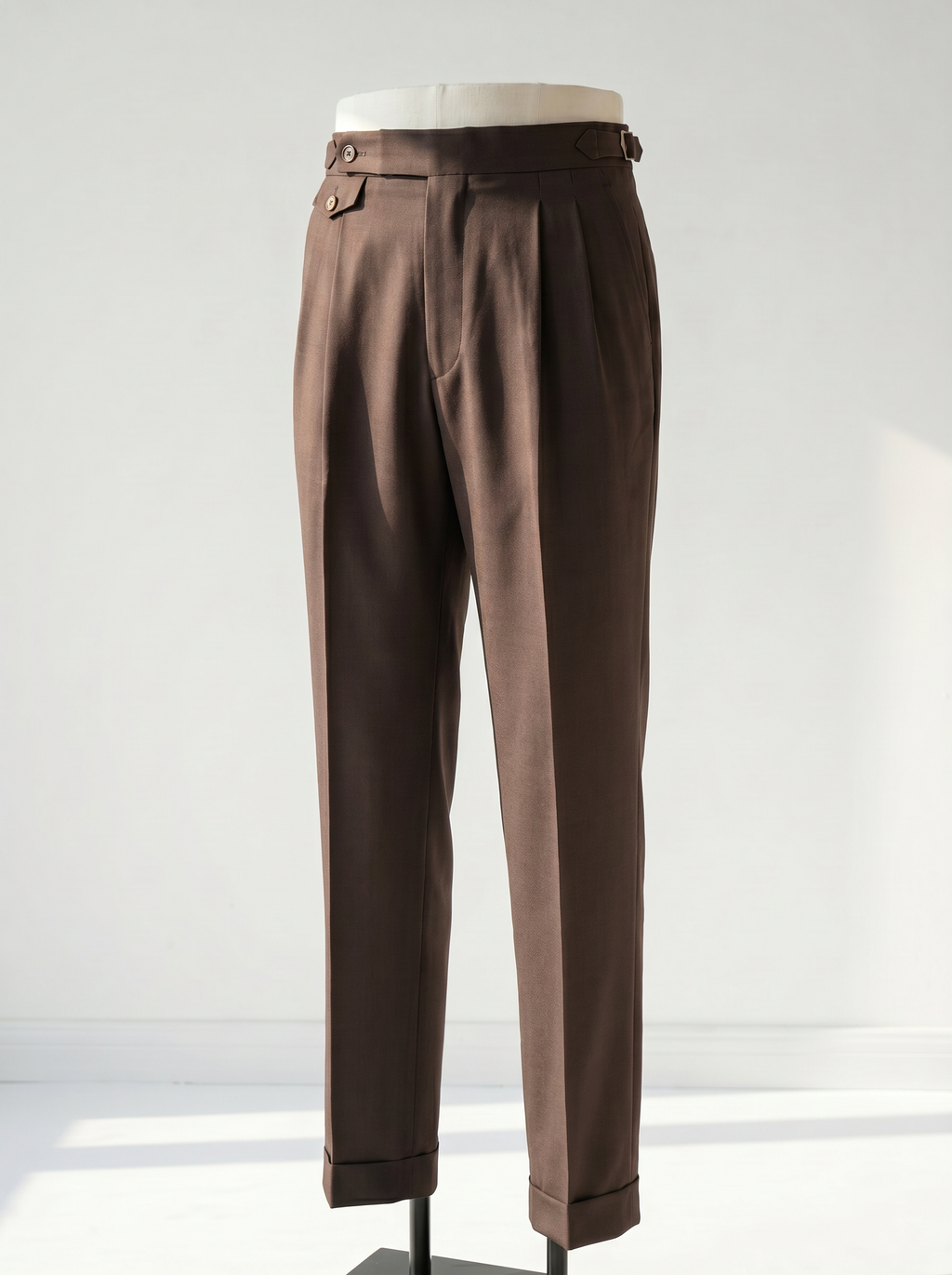 Brown High-Twist Suit