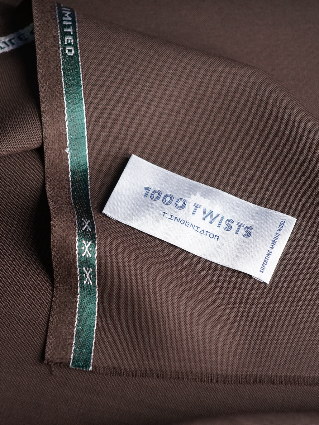 Brown High-Twist Suit