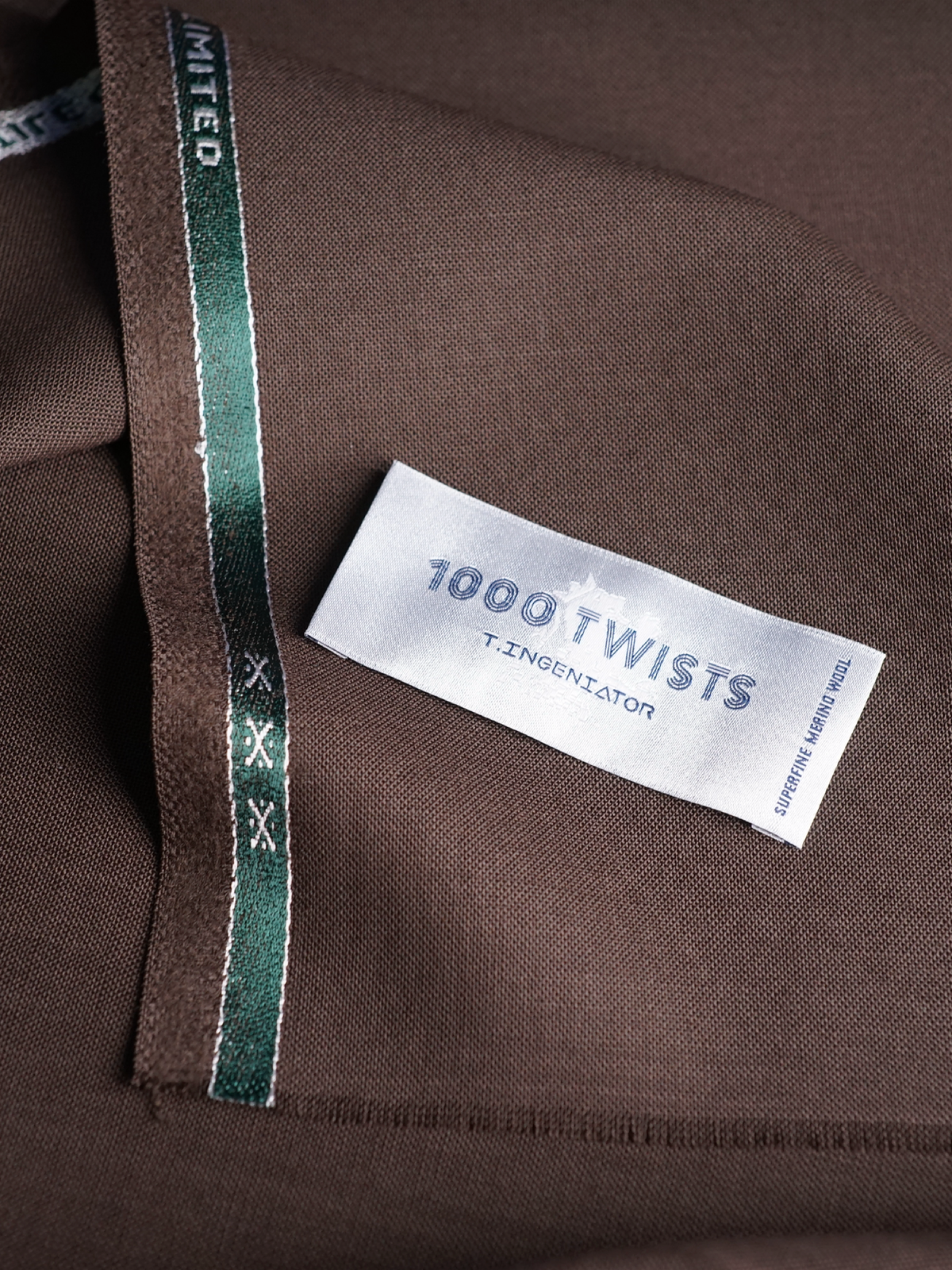 Brown High-Twist Suit