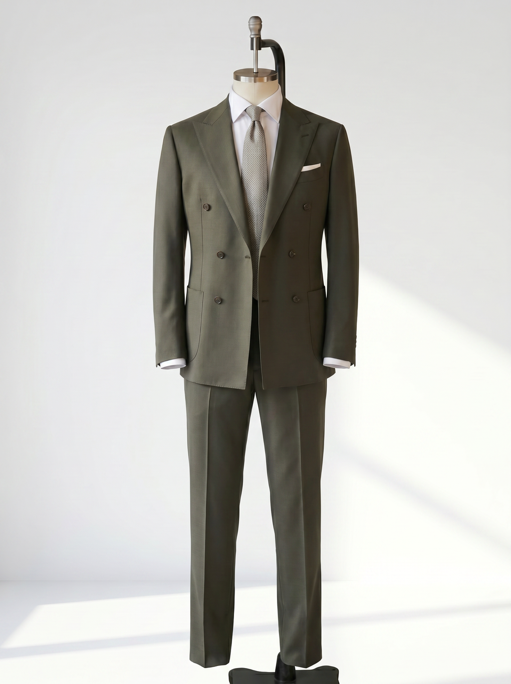 Olive Green High-Twist Suit