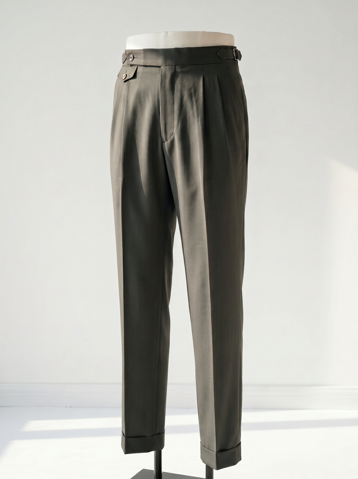 Olive Green High-Twist Suit