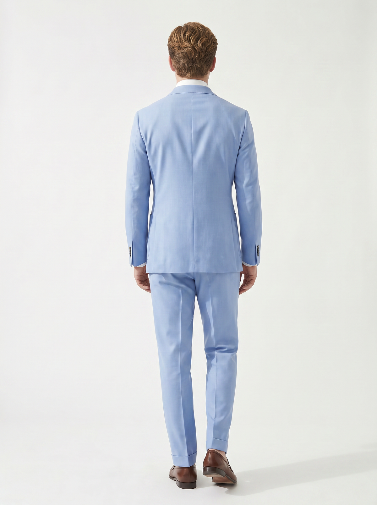 Light Blue High-Twist Suit