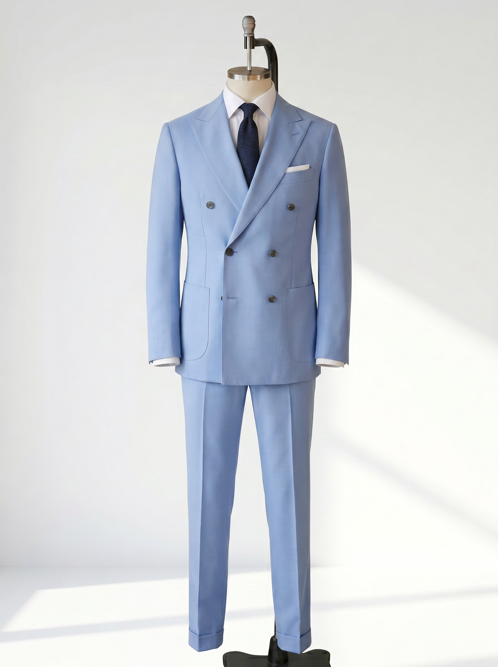 Light Blue High-Twist Suit