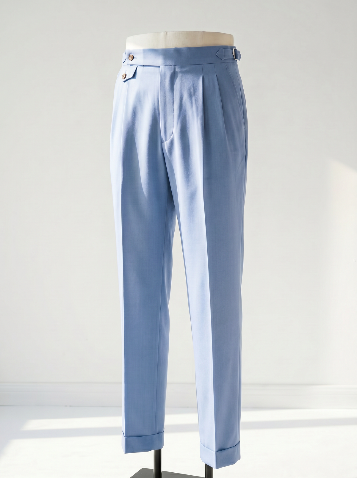 Light Blue High-Twist Suit