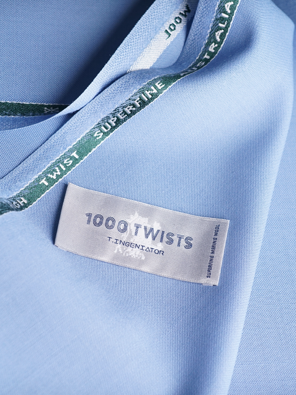 Light Blue High-Twist Suit