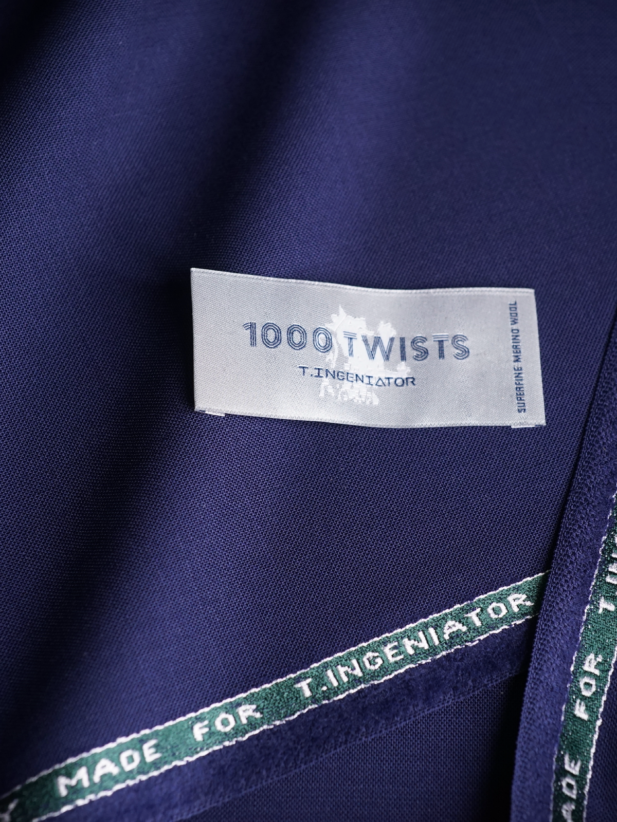 Royal Blue High-Twist Suit