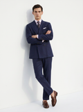 Navy High-Twist Suit