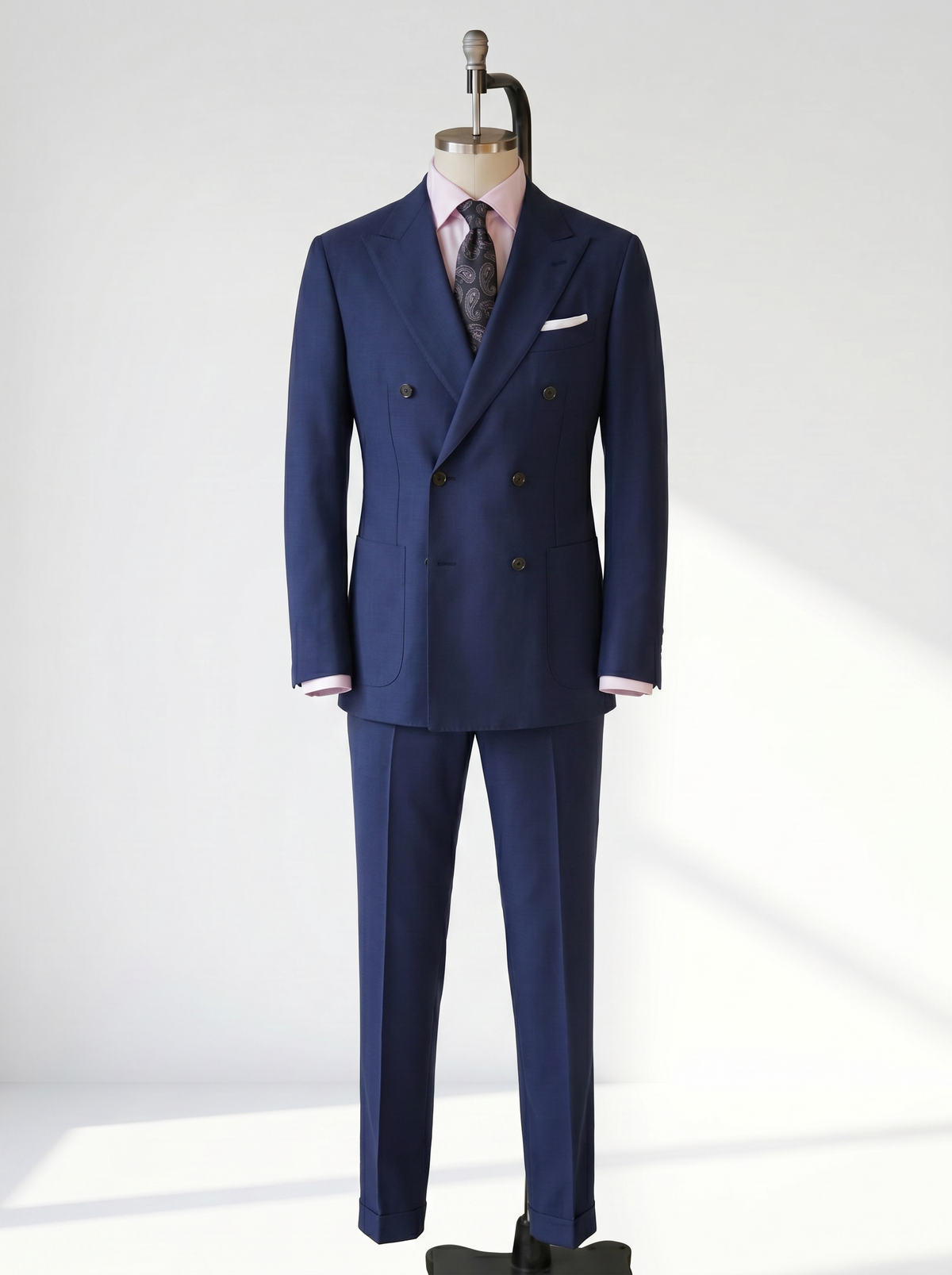 Navy High-Twist Suit