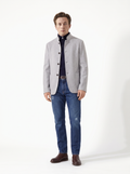 Light-Gray Cashmere Spagna Jacket