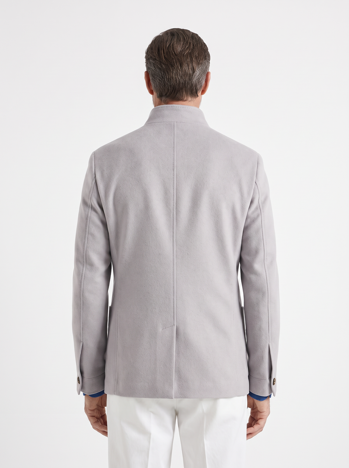 Light-Gray Cashmere The Count Jacket