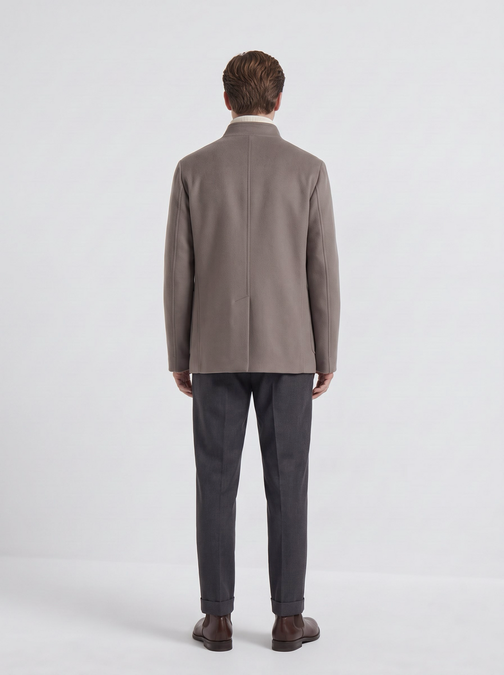 Taupe Cashmere Spagna Jacket