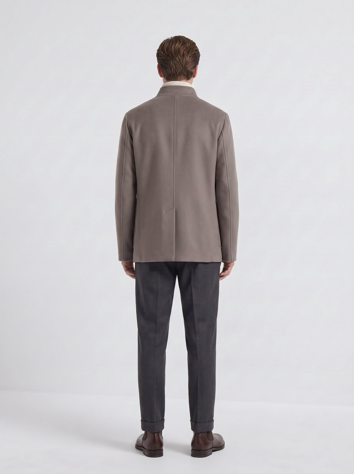 Taupe Cashmere Spagna Jacket