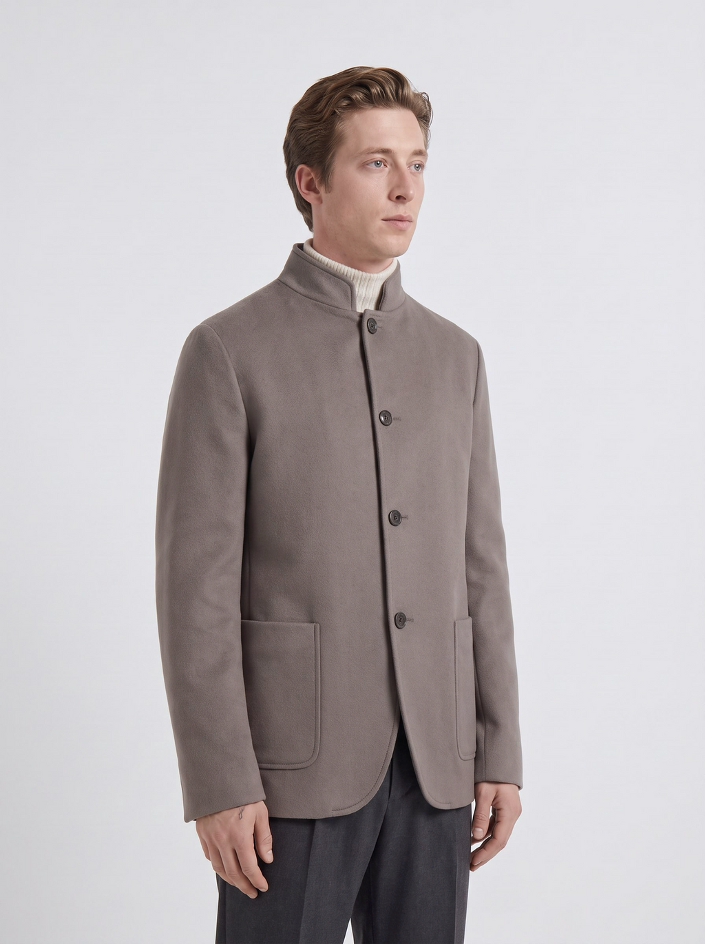 Taupe Cashmere Spagna Jacket