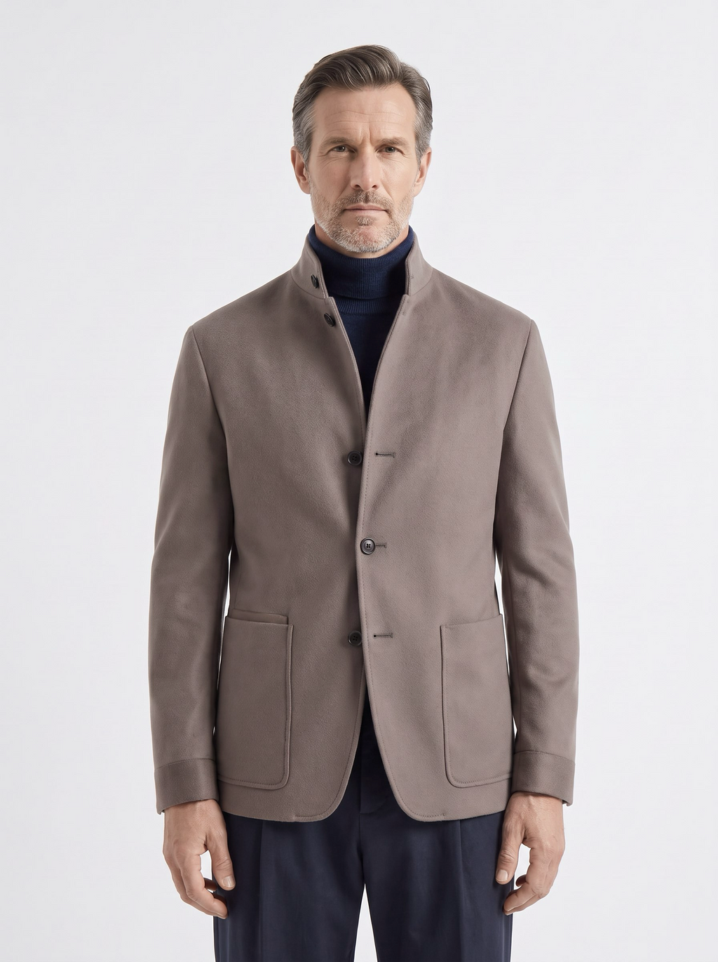 Taupe Cashmere The Count Jacket
