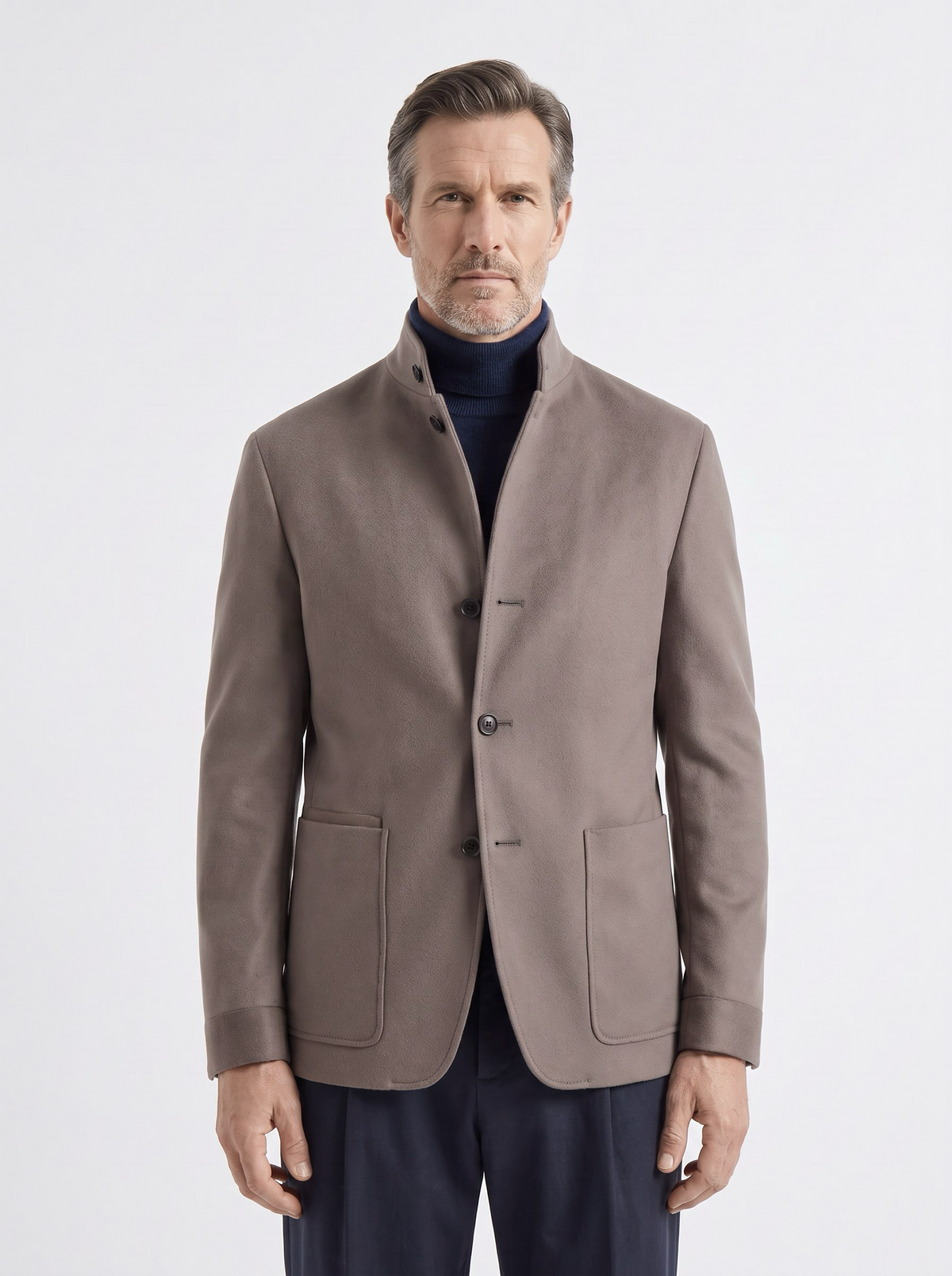 Taupe Cashmere The Count Jacket