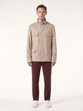 Beige Cashmere Traveller Field Jacket