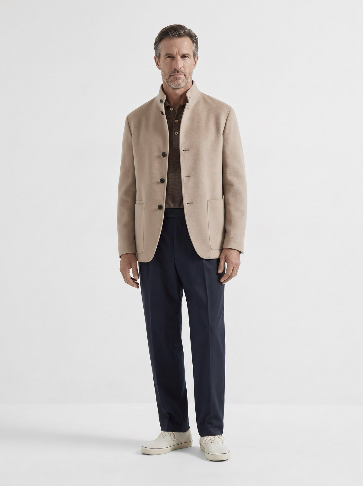 Beige Cashmere The Count Jacket