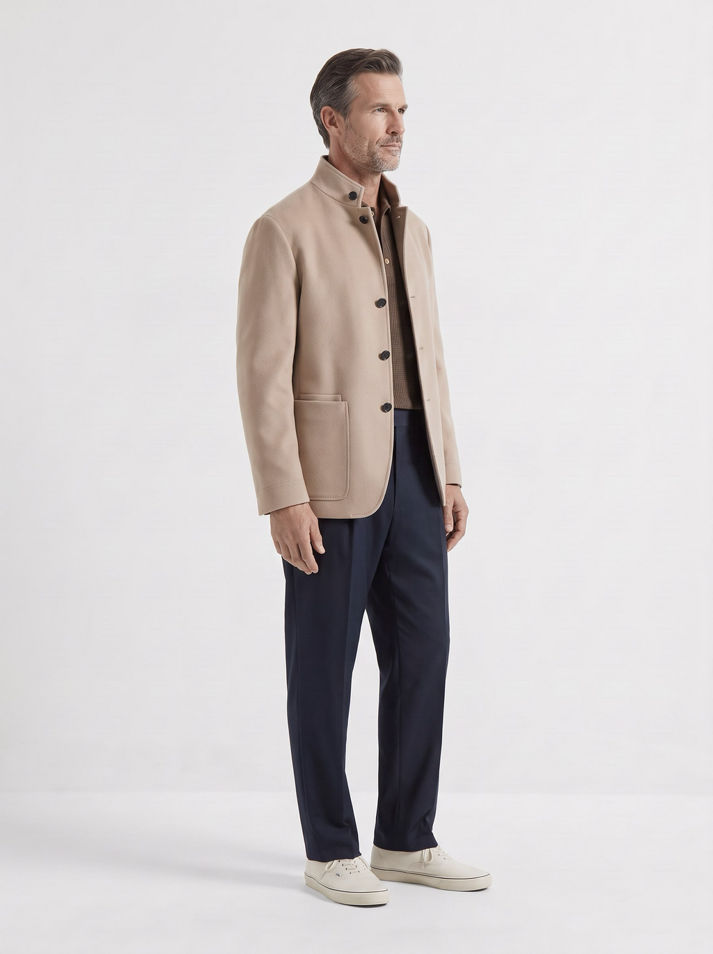 Beige Cashmere The Count Jacket