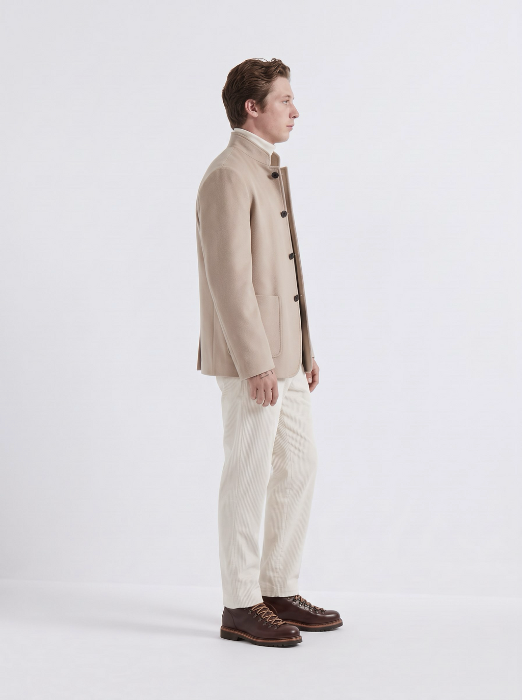 Beige Cashmere Spagna Jacket