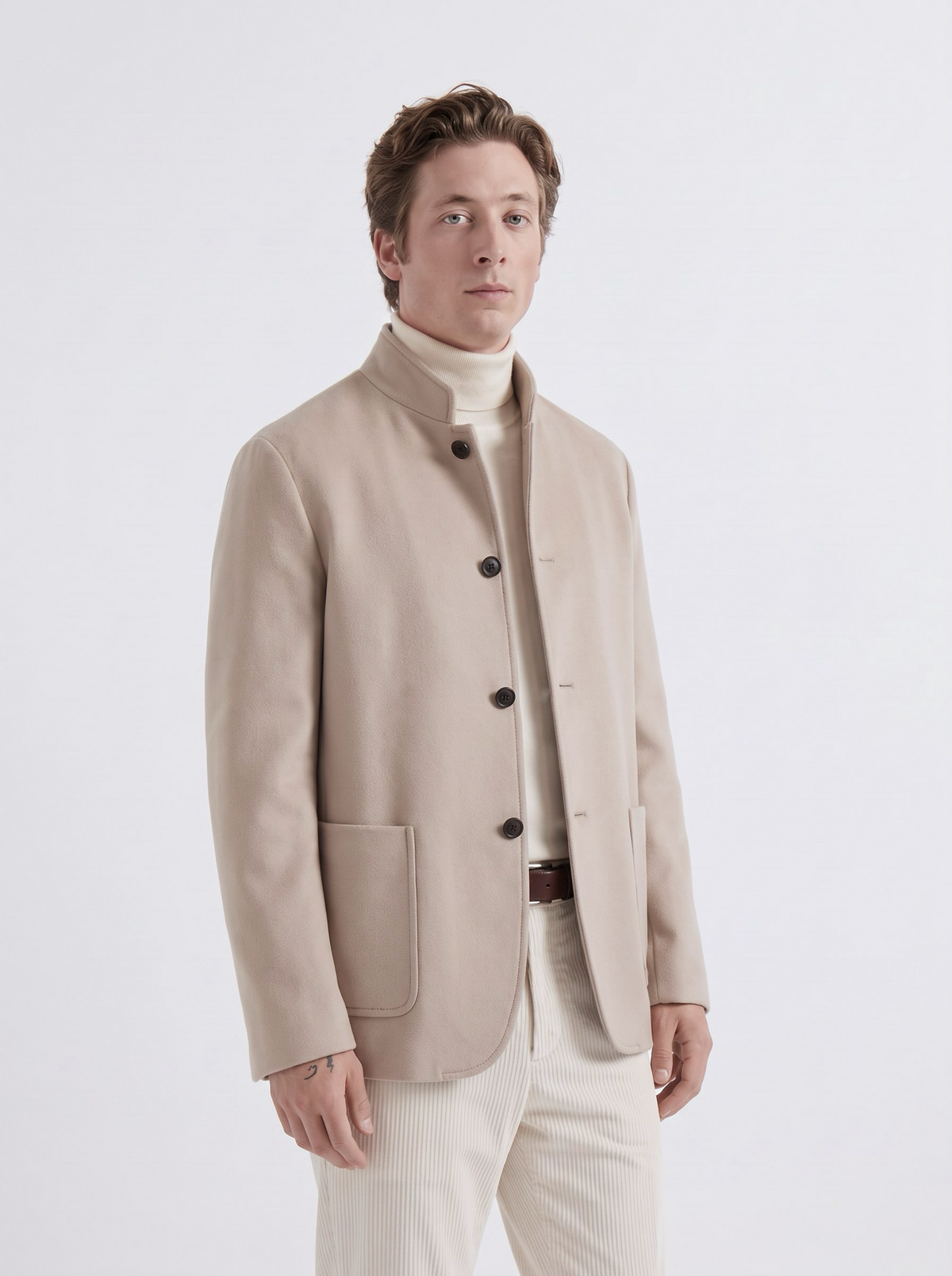 Beige Cashmere Spagna Jacket