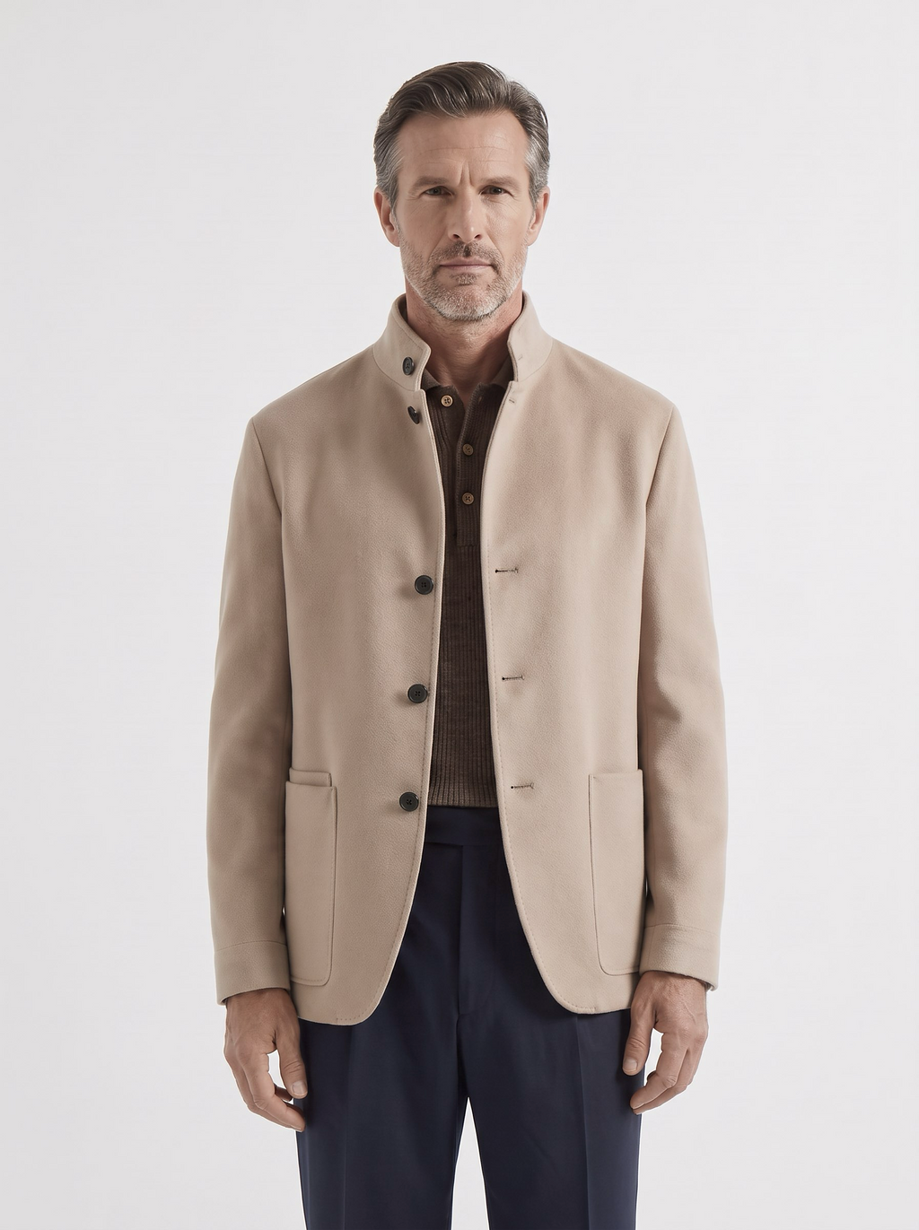 Beige Cashmere The Count Jacket