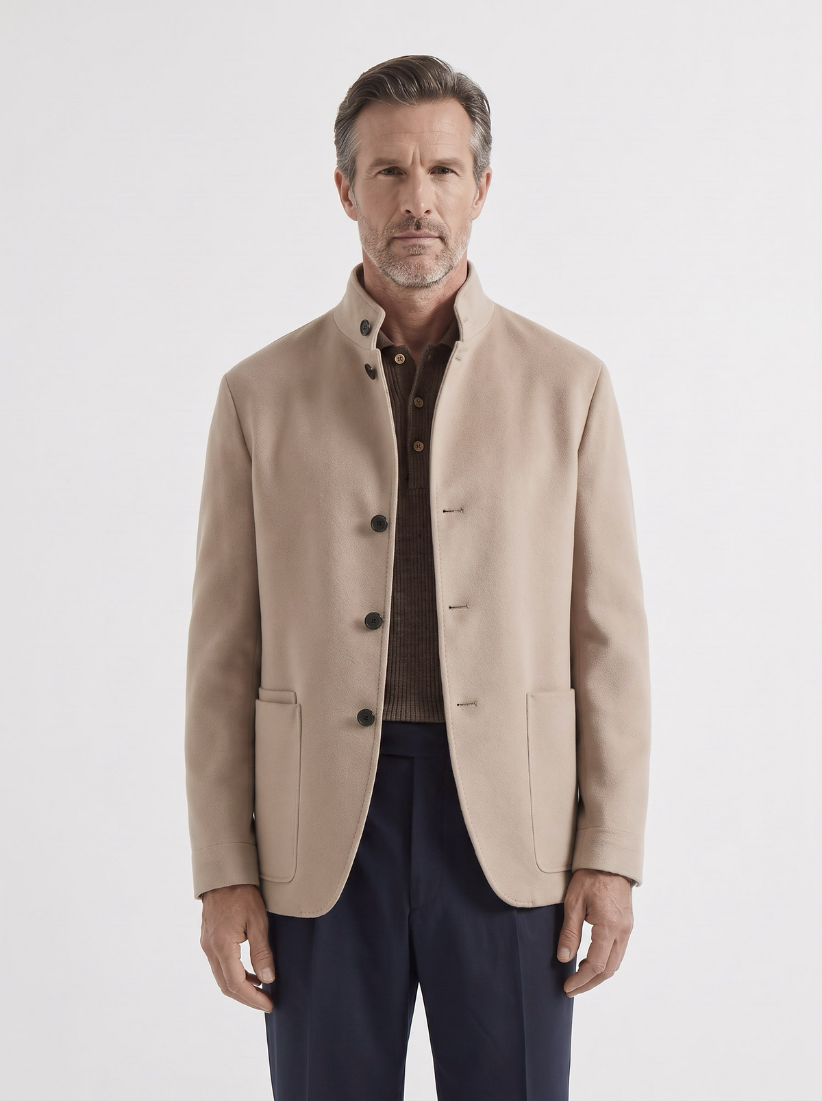 Beige Cashmere The Count Jacket